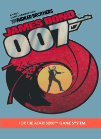 007 James Bond Atari 5200  box art